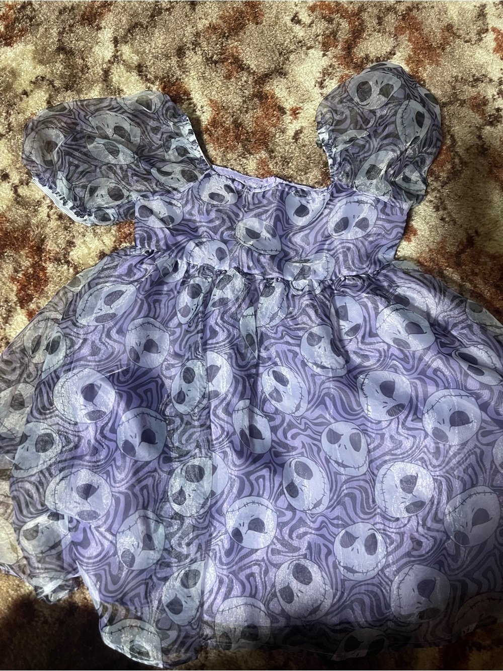 Disney nightmare before Christmas jack babydoll empire dress